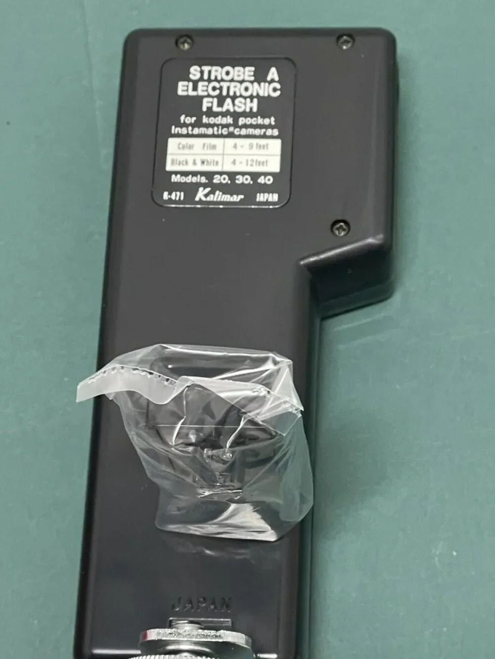 Vintage Kalimar Strobe-A K-471 Flash Kodak Pocket Instamatic 20 30 40 NIB NOS